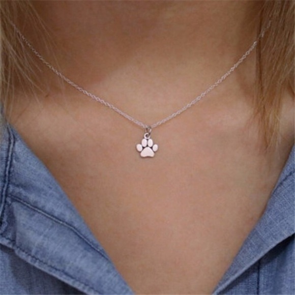 Silver Paw Necklace - Picture 3 of 3